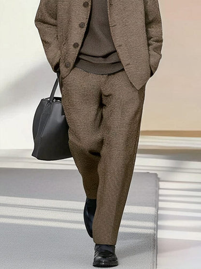 Chic Leisure Trouser and Jacket Set