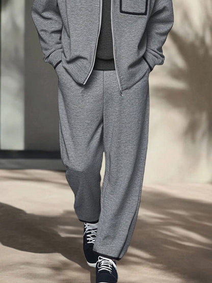 Soft Leisure Jacket and Trouser Set