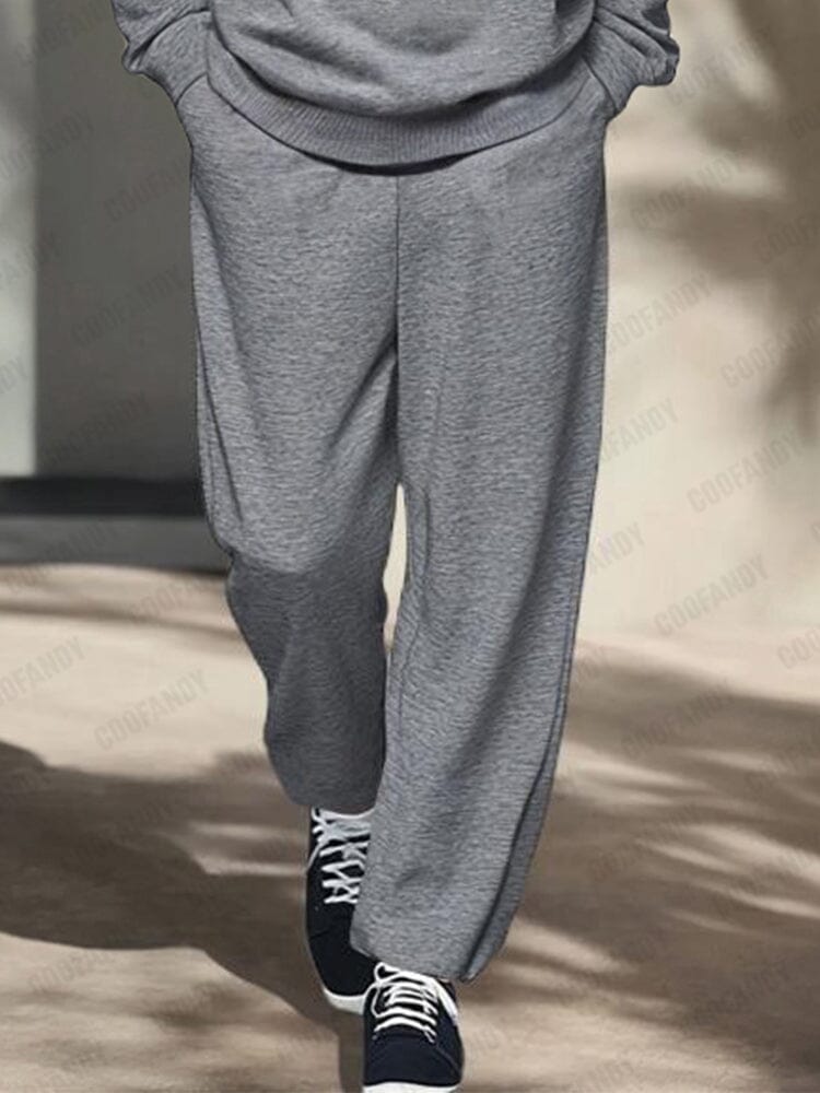 2-Piece High Collar Athleisure Set