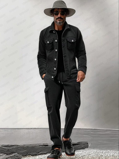 Corduroy Jacket and Trouser Set