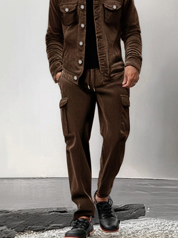 Corduroy Jacket and Trouser Set