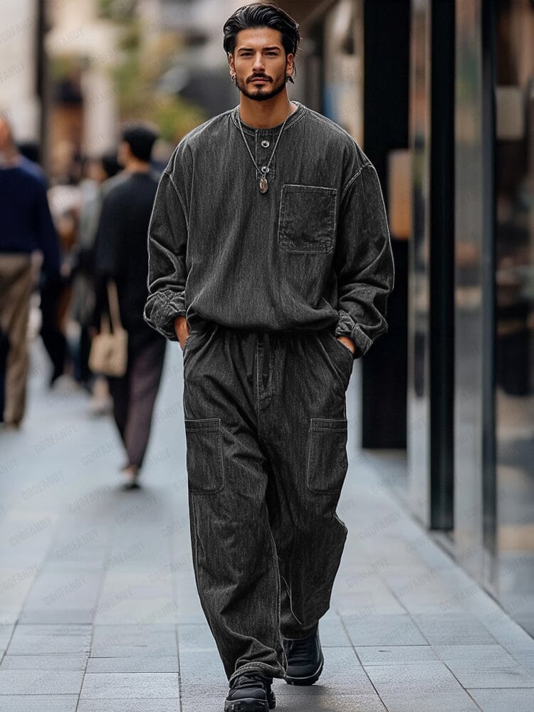 Vintage Inspired 2-Piece Cargo Set