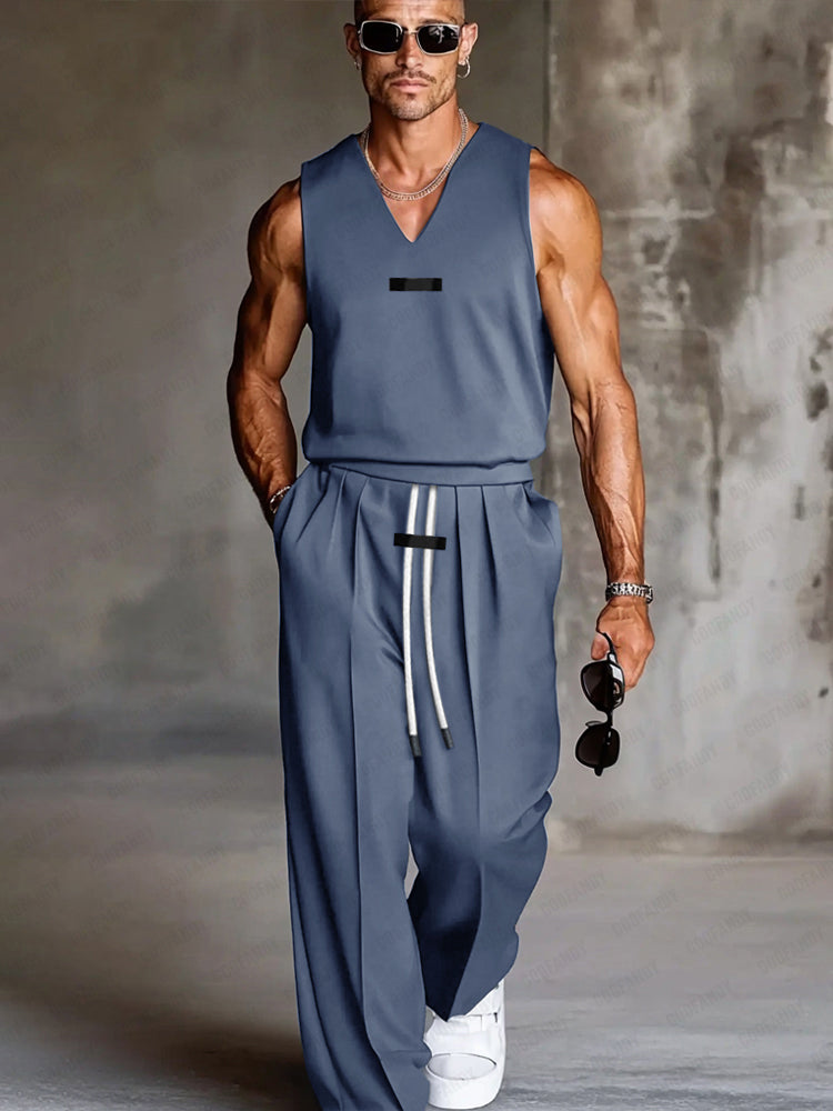 Daily Comfort Tank Top and Trouser Set