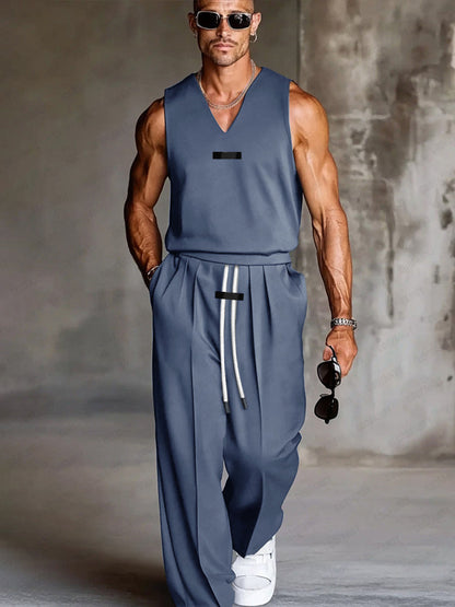 Daily Comfort Tank Top and Trouser Set