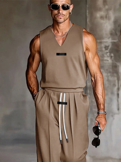 Daily Comfort Tank Top and Trouser Set