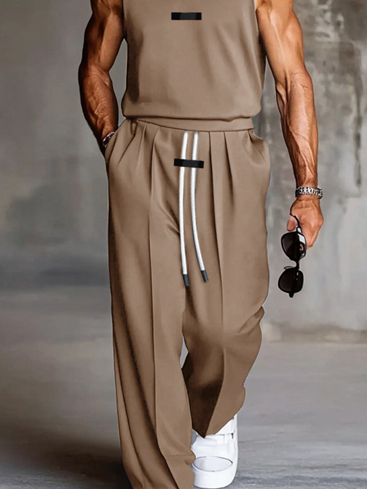 Daily Comfort Tank Top and Trouser Set