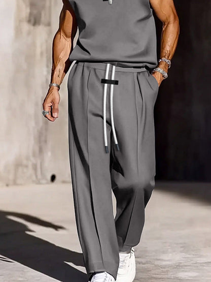 Modern Leisure Tank Top and Trouser Set