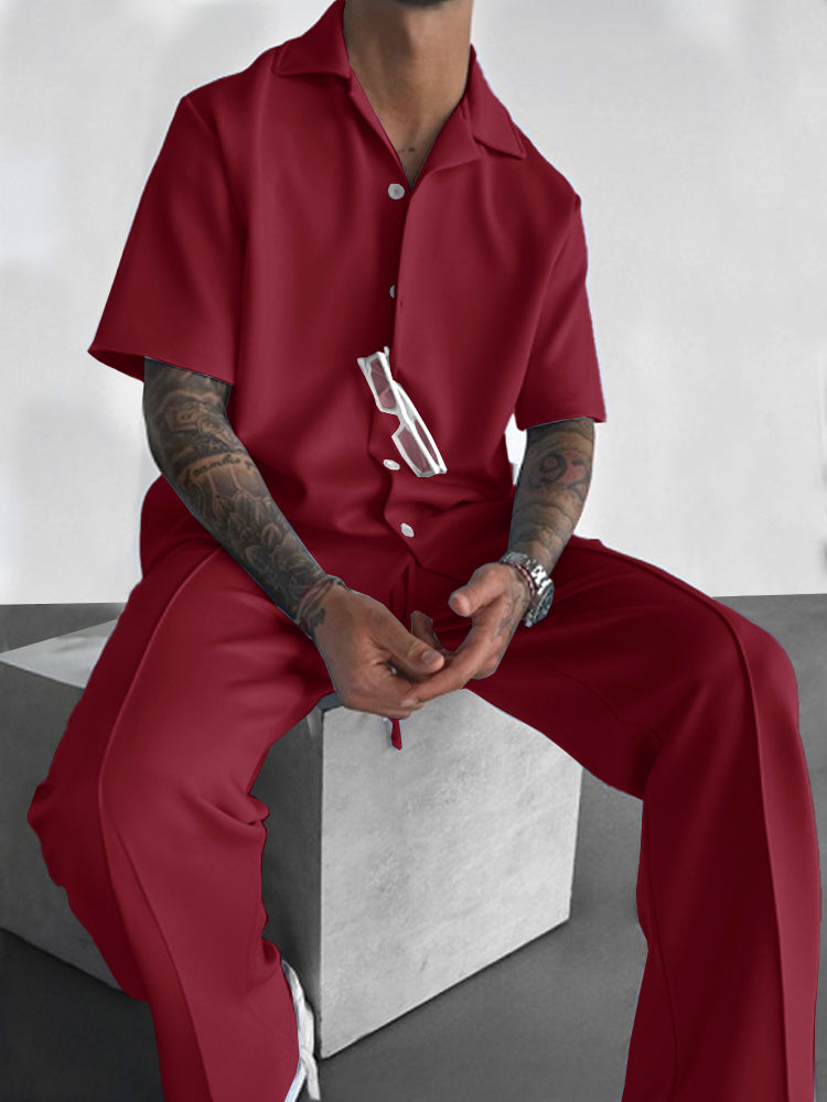 Casual Shirt and Trouser Set