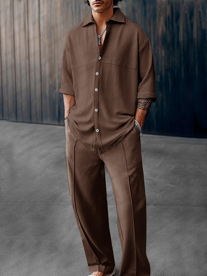 2-Piece Set 100% Cotton Loose Fit