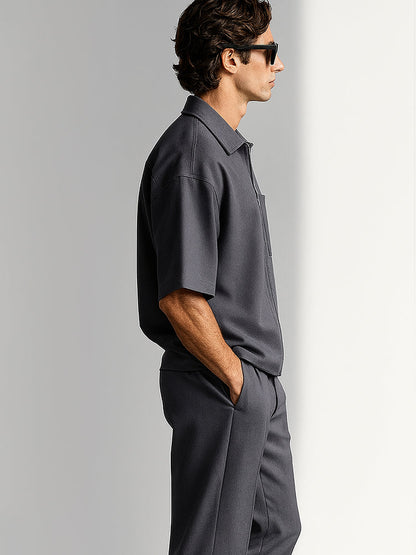 Simple and Elegant Shirt and Trouser Set