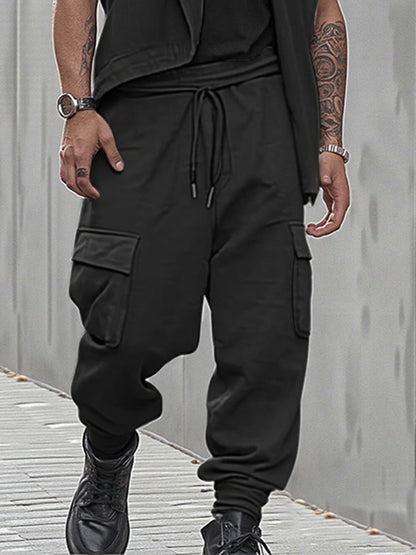 Unique Open Asymmetrical Trouser and Waistcoat Set