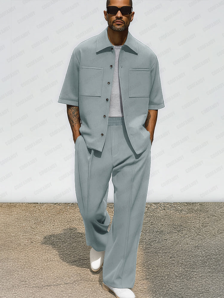 Durable Casual Trouser and Jacket Set