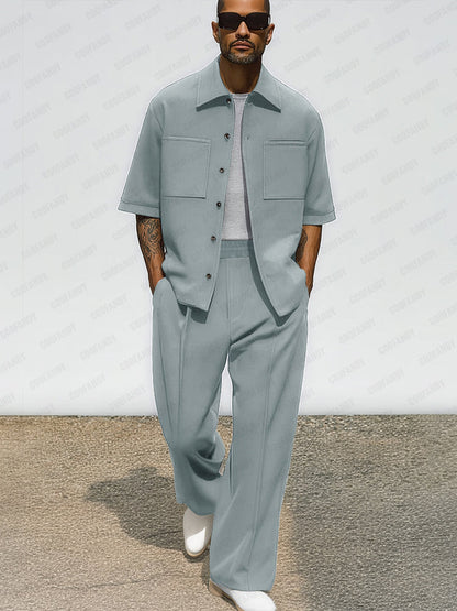 Durable Casual Trouser and Jacket Set