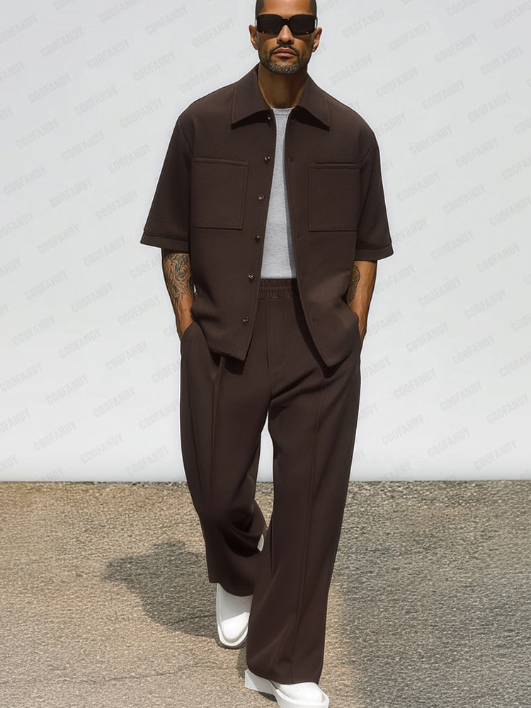 Durable Casual Trouser and Jacket Set