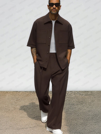 Durable Casual Trouser and Jacket Set