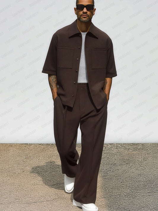 Durable Casual Trouser and Jacket Set
