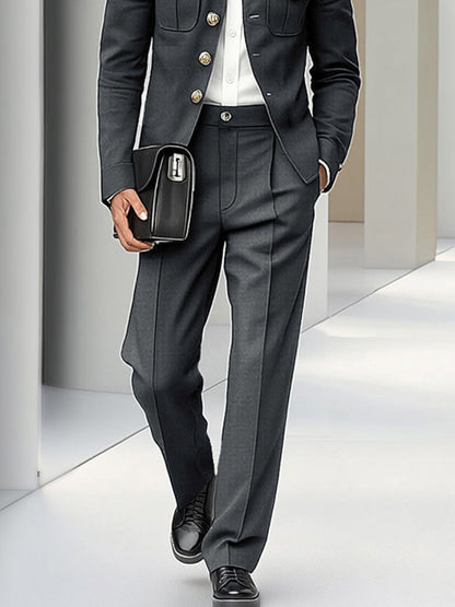 Modern Slim Cargo Trouser and Jacket Set