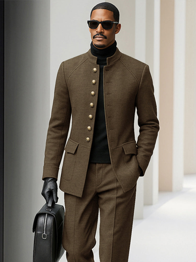 Modern Coat and Trousers Set for Men