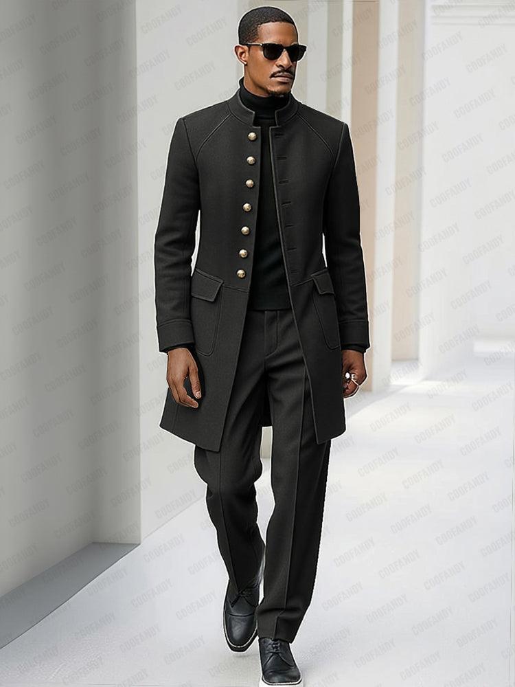 Black-Long Coat / XXXL
