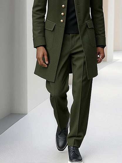 Modern Coat and Trousers Set for Men
