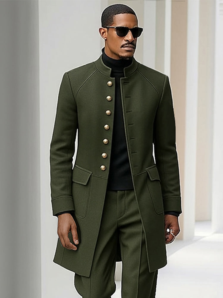 Modern Coat and Trousers Set for Men
