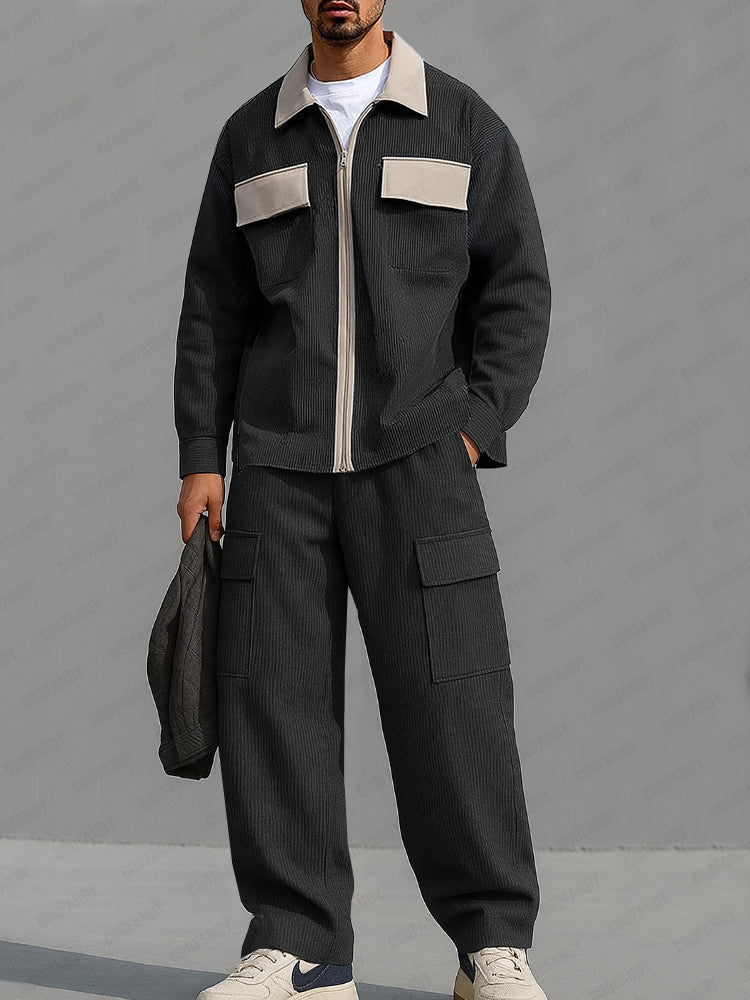 Coordinated Utility Corduroy Set