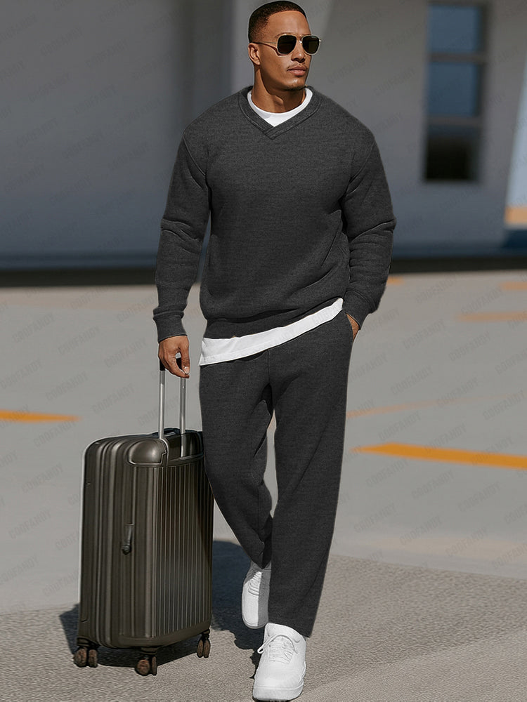 Timeless Comfort 2-Piece Sweat Set