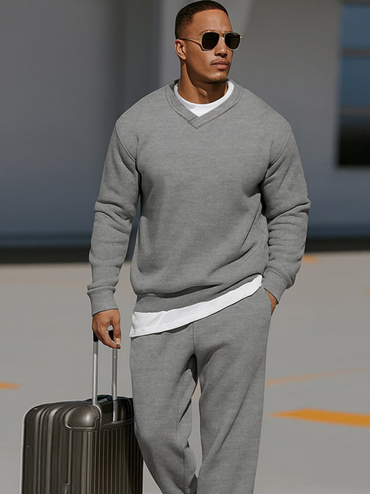 Timeless Comfort 2-Piece Sweat Set