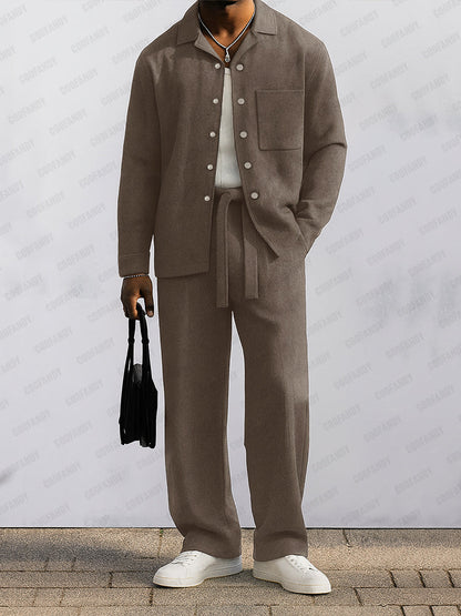 Suede Commuting Set