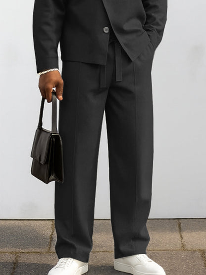 Urban Asymmetrical Jacket and Trouser Set
