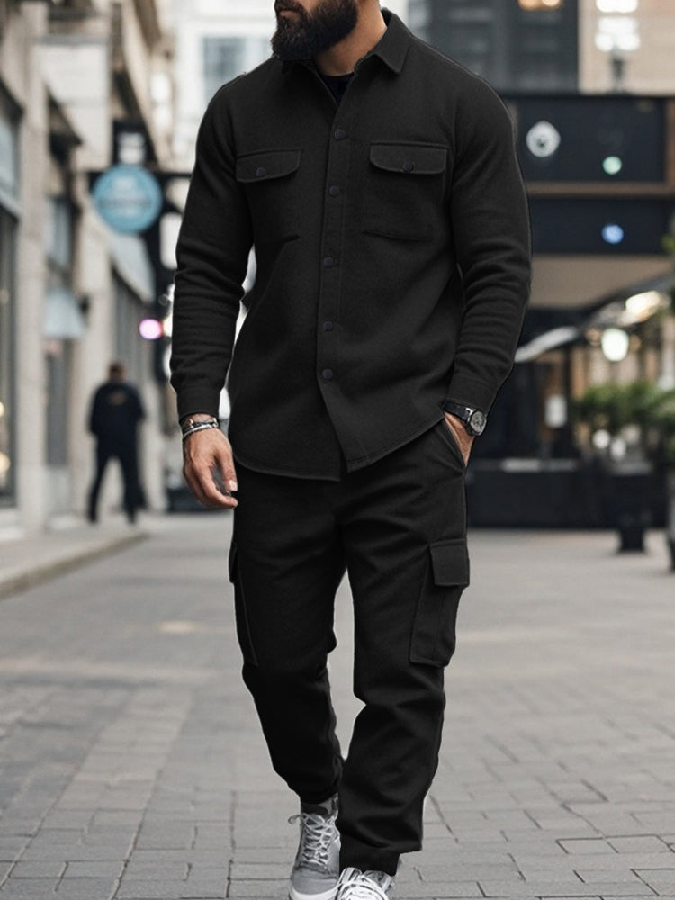 Cargo Smart Casual Ensemble 2 Pièces