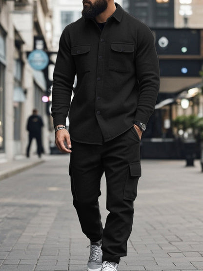 Cargo Smart Casual Ensemble 2 Pièces