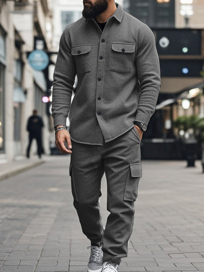 Cargo Smart Casual Ensemble 2 Pièces