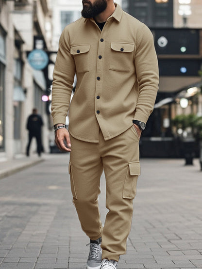 Cargo Smart Casual Ensemble 2 Pièces
