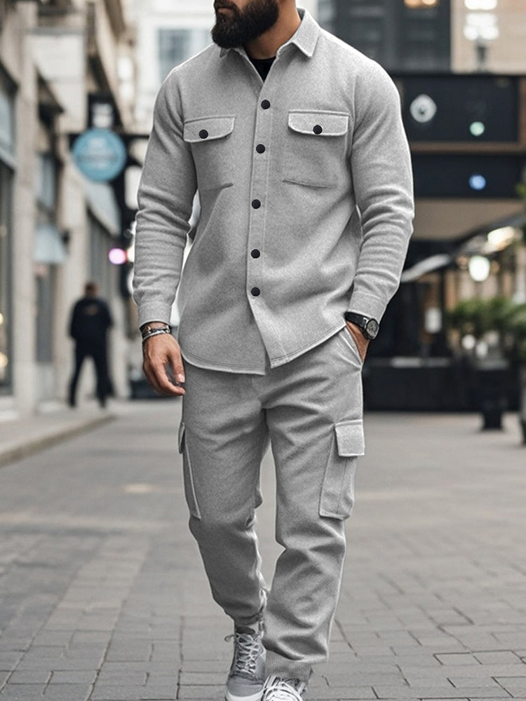 Cargo Smart Casual Ensemble 2 Pièces
