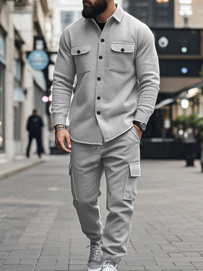 Cargo Smart Casual Ensemble 2 Pièces