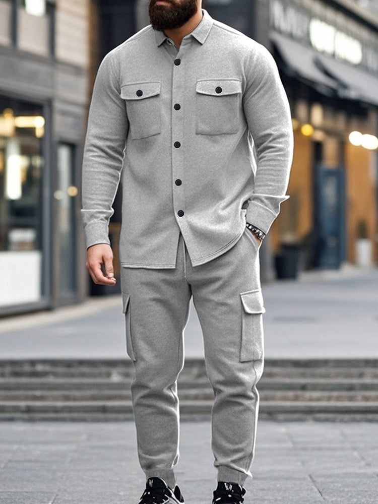 Cargo Smart Casual Ensemble 2 Pièces