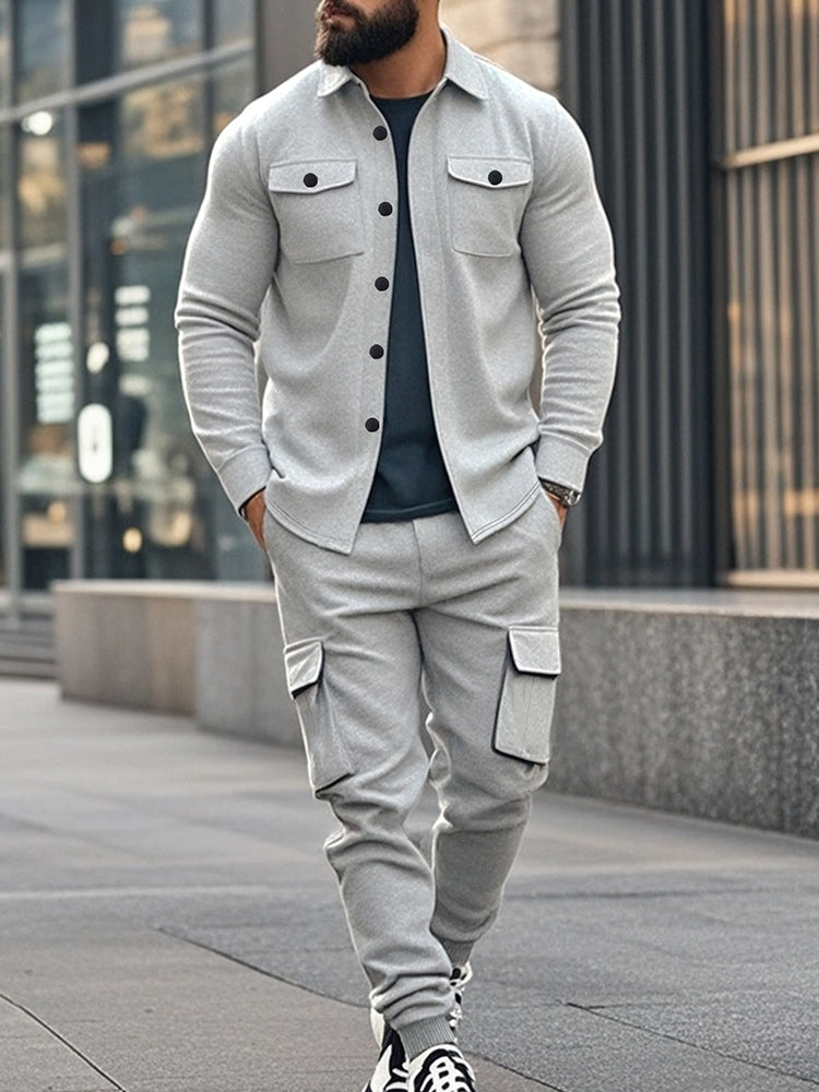 Cargo Smart Casual Ensemble 2 Pièces