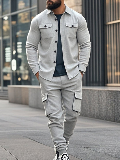 Cargo Smart Casual Ensemble 2 Pièces