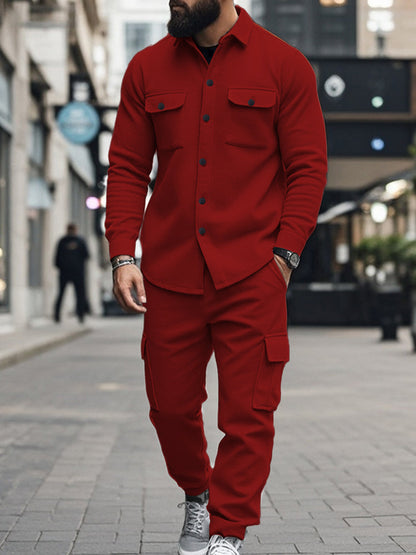 Cargo Smart Casual Ensemble 2 Pièces