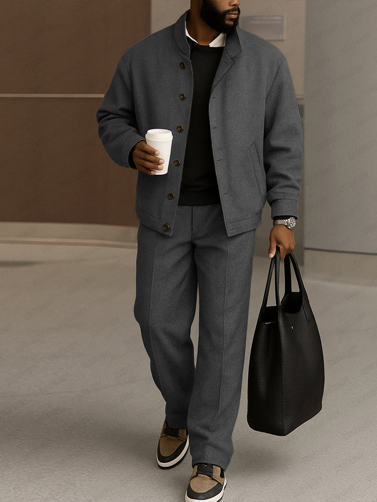 Modern and Durable Jacket and Trousers Set