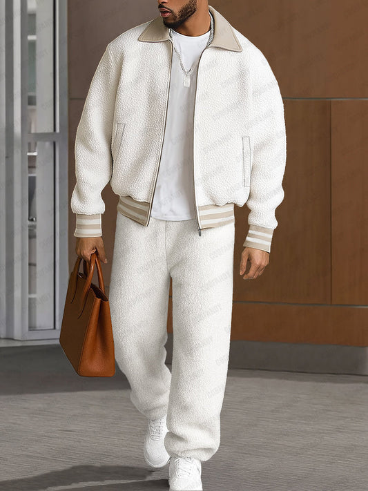 Casual Fleece Matching Set