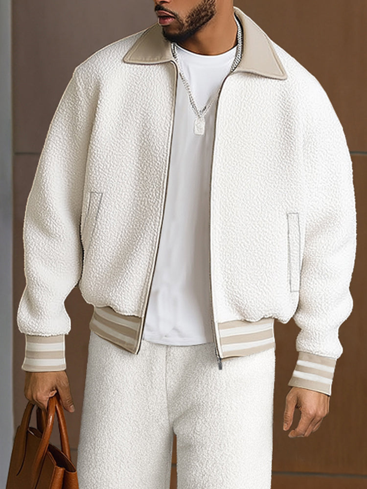 Casual Fleece Matching Set