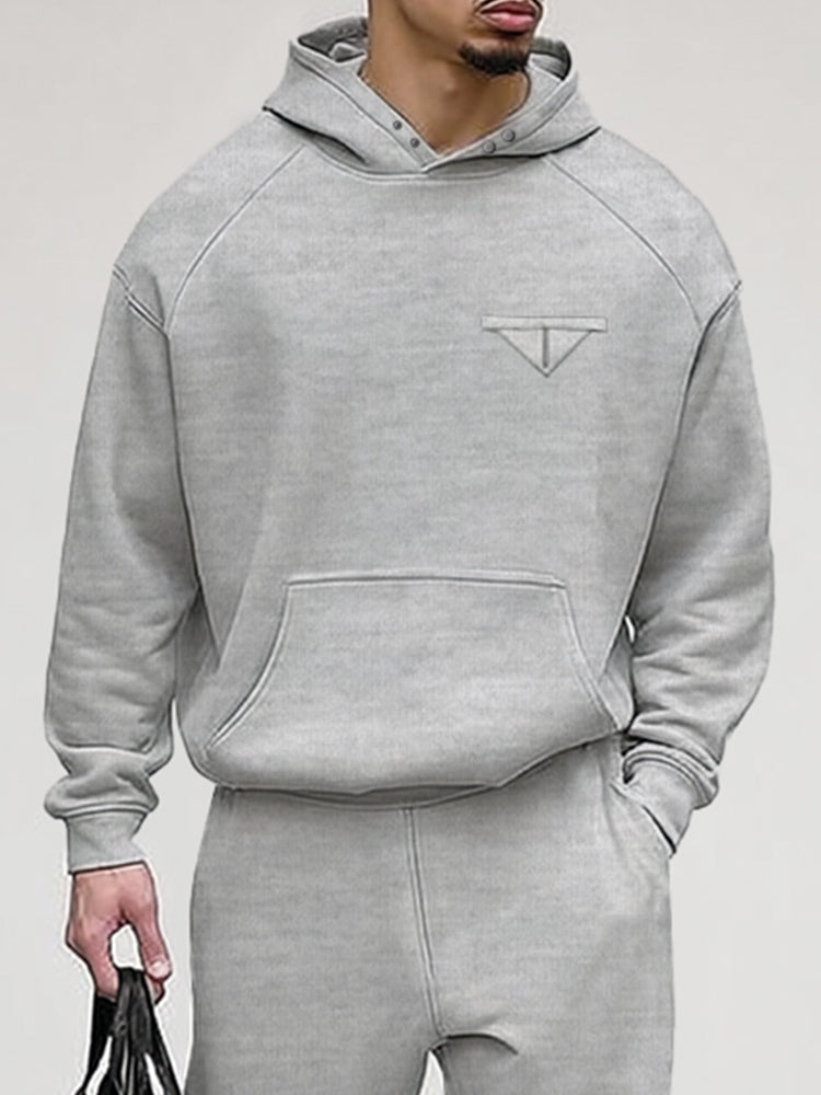 Soft Hooded Trouser Set for Everyday Wear
