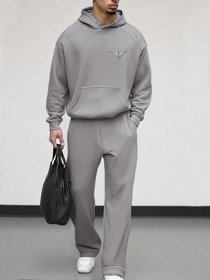 Soft Hooded Trouser Set for Everyday Wear