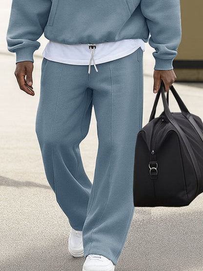 Hooded Sweatshirt and Loose Fit Jogging Trousers Set