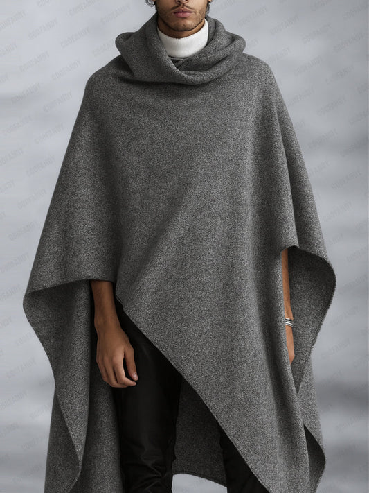 Comfortable Minimalist Asymmetrical Cloak Cape