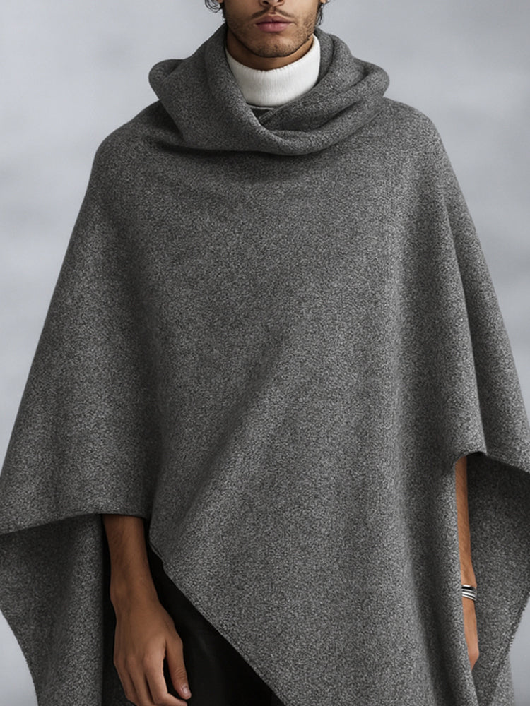 Comfortable Minimalist Asymmetrical Cloak Cape