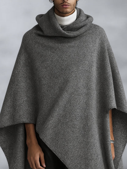 Comfortable Minimalist Asymmetrical Cloak Cape