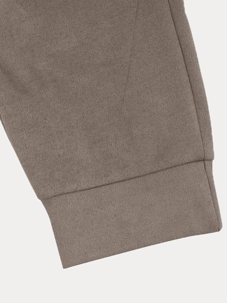 2-Piece Suede Athleisure Set
